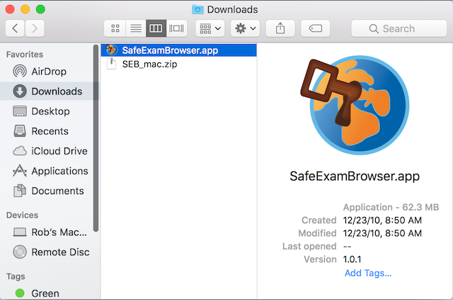 safe exam browser 2.1.8 download